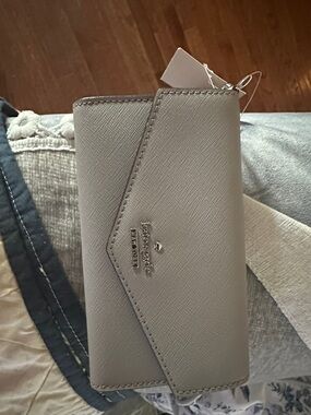 Kate Spade Gray Wallet/Phone Holder